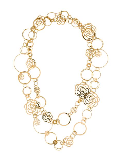 chanel camelia base|chanel camellia flower necklace.